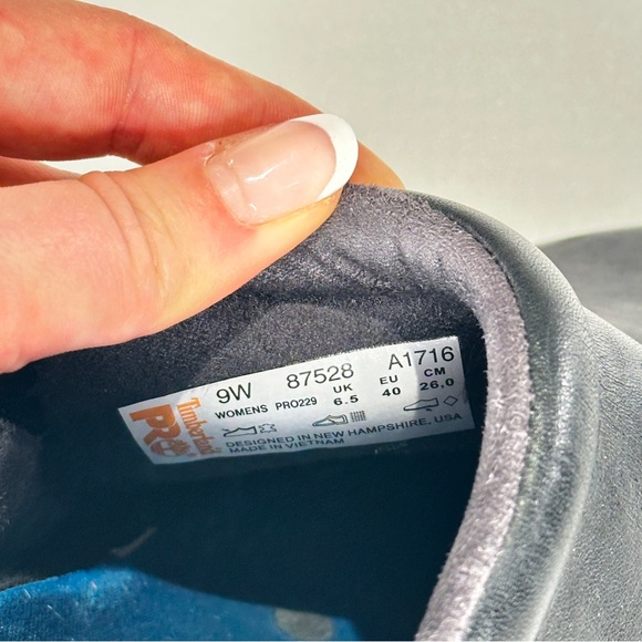 Timberland PRO slip resistant work clogs womens leather black 9W - Picture 10 of 12